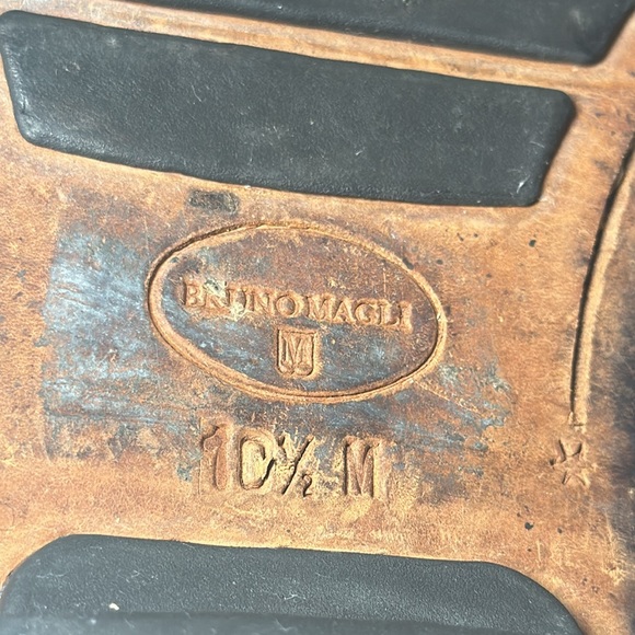 BRUNO MAGLI Men’s Leather Slip-on Black Size 10.5 - Picture 8 of 10